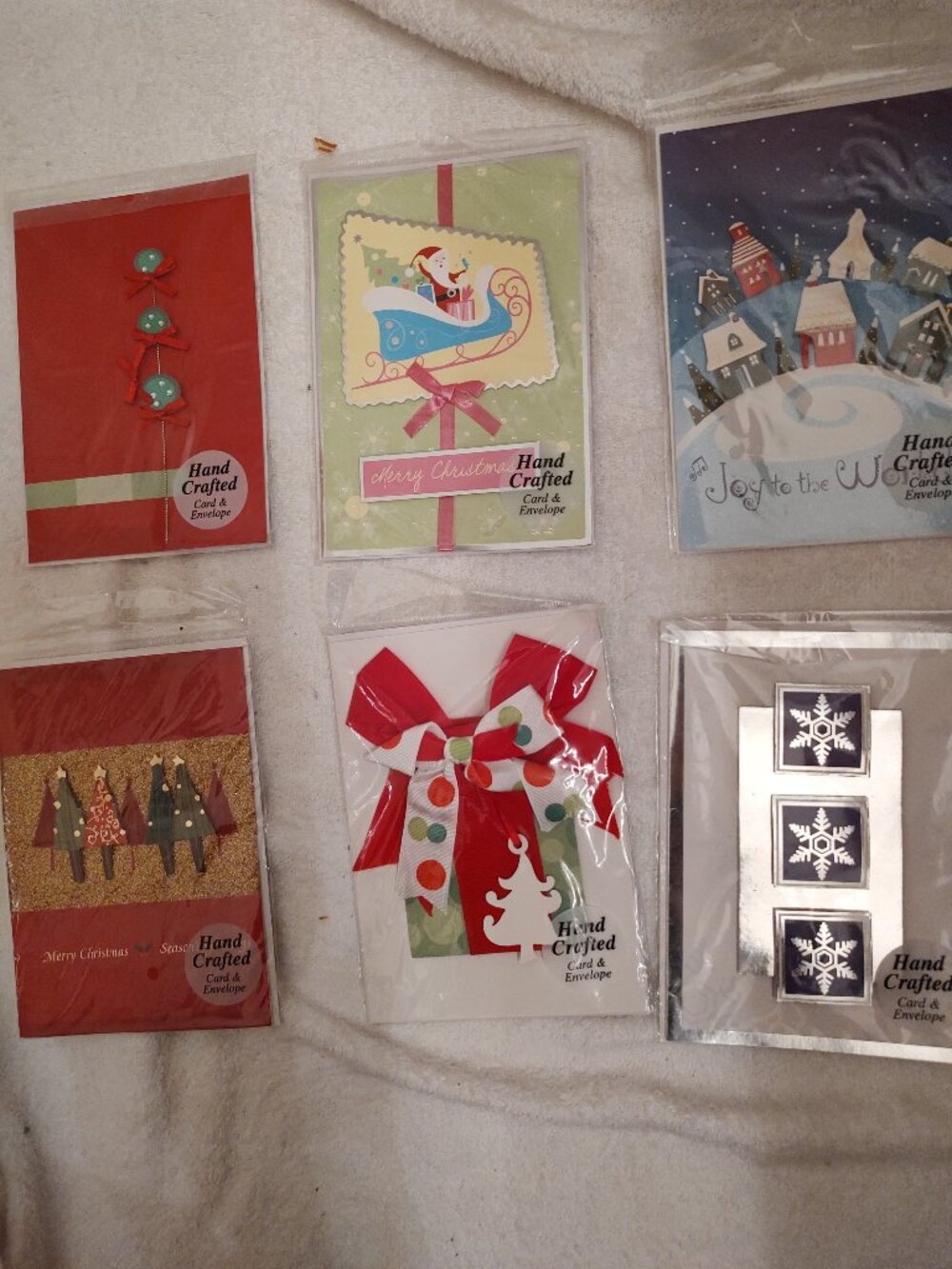 CHRISTMAS CARDS HANDMADE 10 - Picture 1 of 8